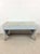 Antique Farmhouse Gray Painted Bench Footstool For Sale - Image 11 of 14