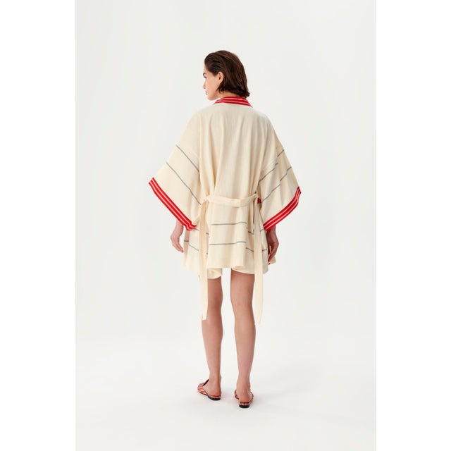 Made from Turkish Cotton and trimmed with Kutnu fabric, Expertly woven by skilled artisans in Turkey using traditional...