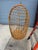 Mid-Century Modern Wicker Rattan Hanging Chair, Italian Franco Albini Style For Sale - Image 13 of 13