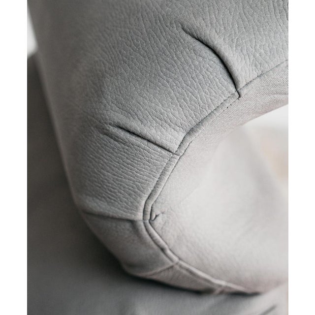 Vintage Modernism Contemporary Waves Armchair, 1980s For Sale - Image 10 of 11