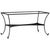 Modern Patio, Garden, Kitchen or Dining Room Table in Wrought Iron. Indoor & Outdoor For Sale - Image 3 of 6