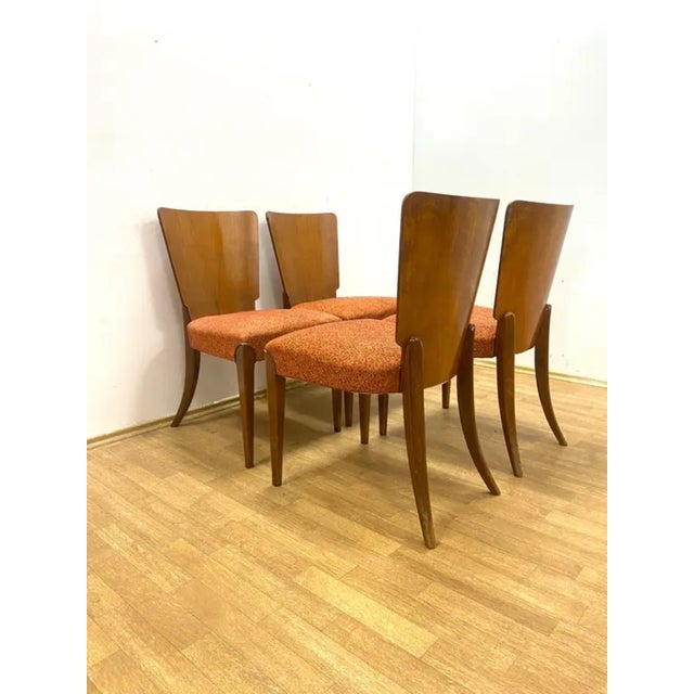 Chairs by Jindřich Halabala, Former Czechoslovakia, 1960s, Set of 4 For Sale - Image 9 of 10