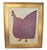 2020s Folk Art Chicken Hen Painting Ruth Arenz Including the Antiqued Gold Wood Frame For Sale - Image 5 of 5
