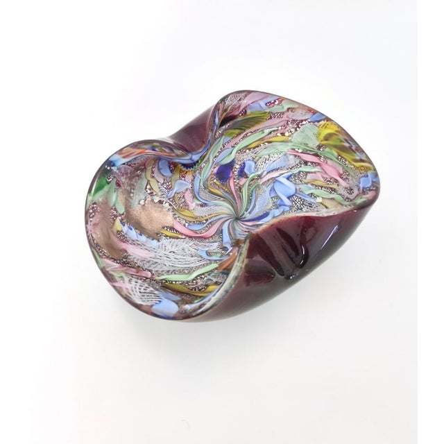 Mid-Century Modern Murano Glass Ashtray attributed to Giulio Radi for Avem, 1950s For Sale - Image 3 of 17