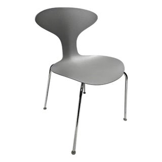 Bernhardt Design Orbit Chair in Silver For Sale