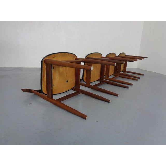 Roundette Teak Table & Chairs from Hans Olsen, Denmark, 1950sm, Set of 5 For Sale - Image 18 of 18