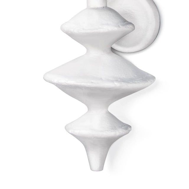 Regina Andrew Hope Steel Sconce, White For Sale - Image 4 of 6