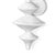 Regina Andrew Hope Steel Sconce, White For Sale - Image 4 of 6