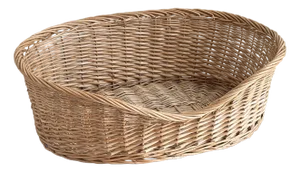 Vintage French Country Style Wicker Pet Bed Basket
