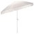 Ivory Panza 9 Ft Crank Umbrella, Ivory/White Pole For Sale - Image 8 of 9