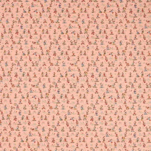 Sanderson Mickey & Minnie Fabric in Blancmange