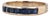0.80ctw Blue Sapphire Ring 18k Yellow Gold Stackable Band Size 6.75 For Sale