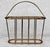 1970s Vintage Hollywood Regency Gold Tubular Magazine Rack Record Stand For Sale - Image 5 of 10
