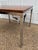 1960s Vintage Mid to Late Twentieth Century Burled Walnut and Polished Chrome Dining Table in the Style of Milo Baughman For Sale - Image 4 of 11