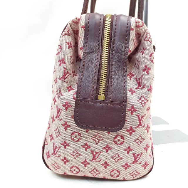 Burgundy 2000s Louis Vuitton Josephine Bordeau Monogram Hand-Bag 1 For Sale - Image 8 of 13