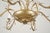 Gold Bagues Style Gold Finish Foliate Glass Chandelier For Sale - Image 8 of 12