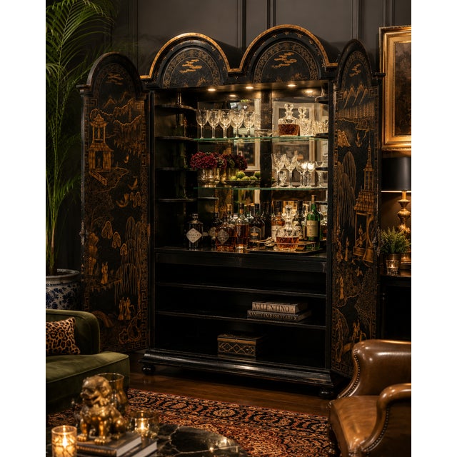 Late 19th Century English Chinoiserie Bar Cabinet For Sale - Image 13 of 13