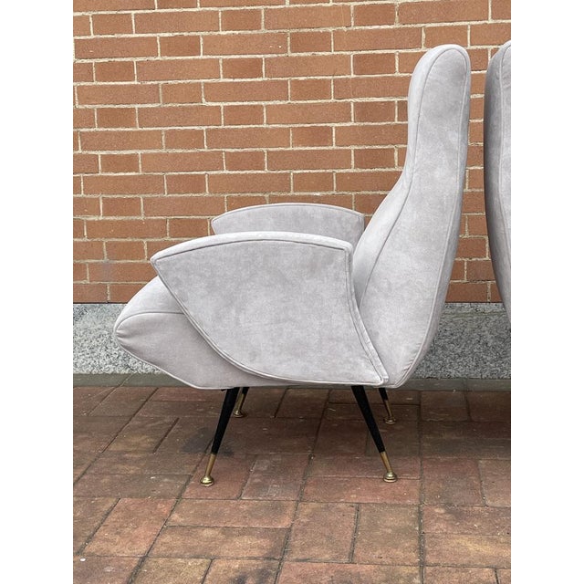 Set of Armchairs attributed to Nino Zoncada, Italy, 1950s For Sale - Image 12 of 18