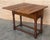 Summer Side Folding Oak Table with Square Top, 1940s For Sale In Miami - Image 6 of 18