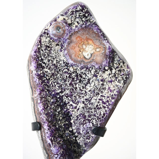 Large Amethyst Geode Natural Specimen 16 LBS on Stand Origin : Uruguay. , 16lbs. Approximate dimensions : 16 x 4 x 6...