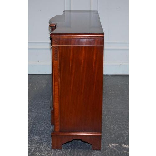 Vintage Serpentine Bow Front Sideboard with Drawers & Cupboard from Wade Furniture For Sale - Image 15 of 18