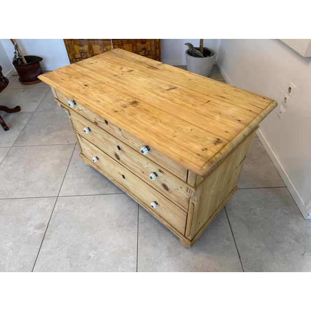 Gründerzeit Chest of Drawers in Softwood For Sale - Image 4 of 11