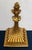 Vintage Hollywood Regency Gilt Fluted Architectural Wall Corbel Display Shelf For Sale - Image 4 of 9