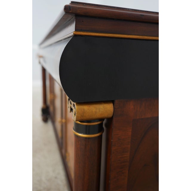 Maitland Smith Mahogany Empire Style Sideboard For Sale - Image 10 of 18