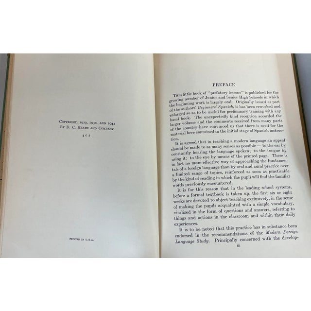 Two Spanish books from the 1940s: 1942 “Lecciones Orales” or “Moral Lessons” by Pittaro & Green - Hardback 1948 “Classicos...