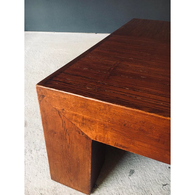 Postmodern Coffee Table in the style of Parsons, 1980s For Sale - Image 18 of 18