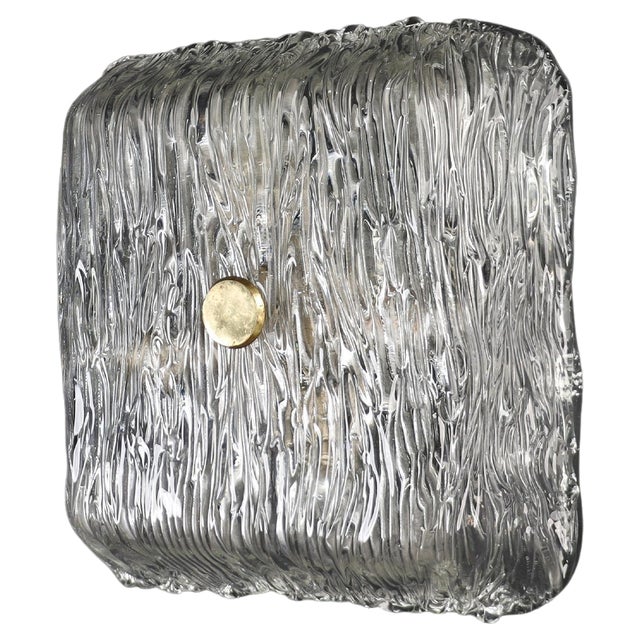 Large Murano Bambù Series Wall Lights from Venini, Italy, 1950s For Sale