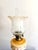 1900 - 1909 Antique Edwardian Brass Oil Lamp with Glass Shade, 1900s For Sale - Image 5 of 10