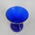 1930s Art Deco Vase with Ribbed Base in Cobalt Blue, 1930s For Sale - Image 5 of 8