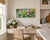 This vibrant original floral painting on canvas by artist Youn Cho captures the exuberance of a lush garden through her...