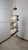 Vintage Pendant Light in Iron and Brass with Opaline Spheres, 1950s For Sale - Image 10 of 18