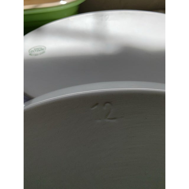 Vintage Large French Au Gratin Bakers by Apilco a Pair For Sale - Image 9 of 12