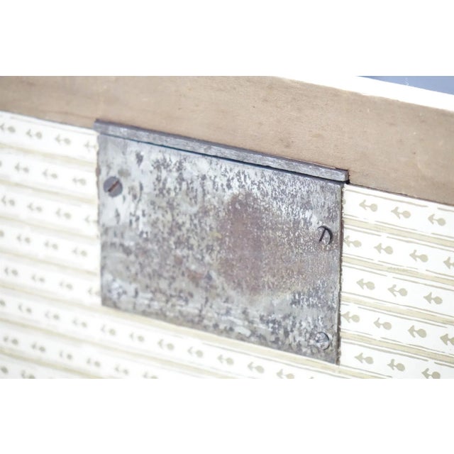 19th Century Antique Century Wooden Chest For Sale - Image 12 of 13