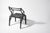Contemporary Frame Armchair in Charcoal Black by Konstantin Achkov for Lock For Sale - Image 3 of 18