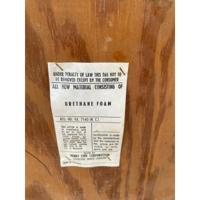 White Vintage Boho Coastal White Washed Rattan Henry Link Cathedral Back Chippendale Chairs- Set of 2 For Sale - Image 8 of 10