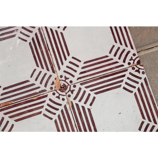 Ceramic 1920s Antique Bauhaus Portuguese Set of Ten Tiles For Sale - Image 7 of 13