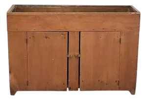 Antique Primitive Pine Early American Dry Sink Cabinet Country Farmhouse