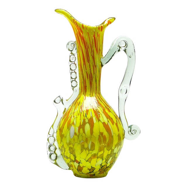 Postmodern Jug from Łysa Góra Glassworks, Poland, 1950s, 1970s For Sale