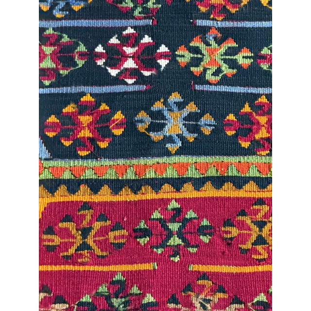 Antique Turkish Anatolian Kilim Rug of Matrimony For Sale - Image 9 of 18