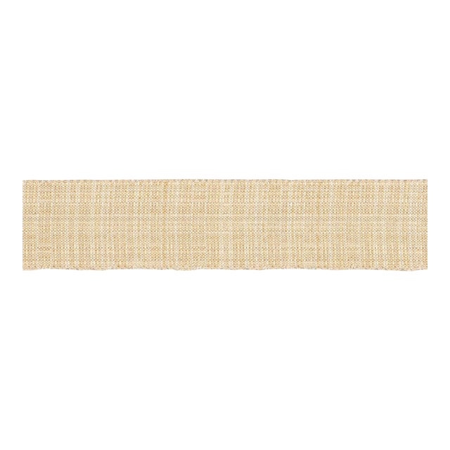 Schumacher Tweed Tape Medium In Yellow For Sale