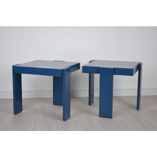 A pair of nesting tables designed by Gianfranco Frattini for Cassina in the 1960s, a refined example of modernist Italian...