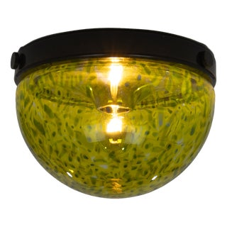 Yellow Glicine Ceiling Lamp by Gae Aulenti for Vistosi, 1970s For Sale