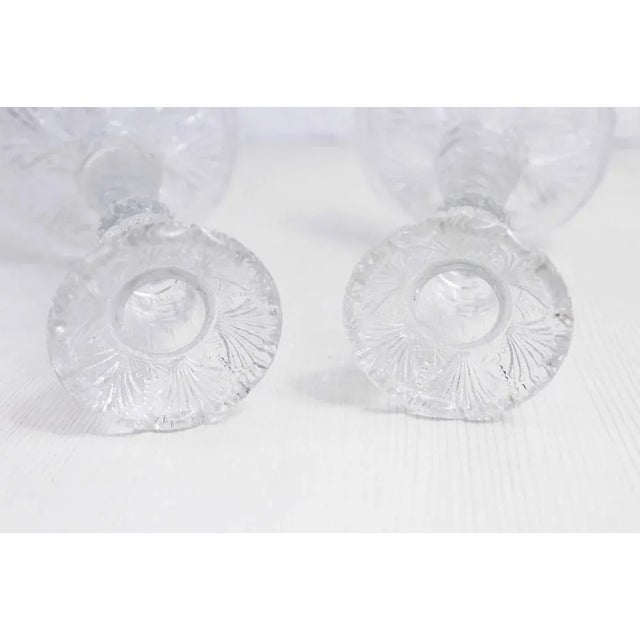 Glass Candleholders, 1950s, Set of 2 For Sale - Image 4 of 12