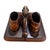 Mid 20th Century Mid 20th Century Alice Ames Bronzed Baby Shoe Bookends With Jeweled Crowns - Pair For Sale - Image 5 of 6