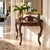 Antique Venetian Mahogany Demilune Console by Eugenio Quarti For Sale - Image 12 of 14
