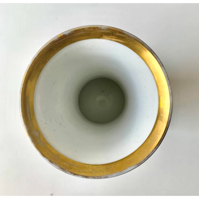 Thomas Small Vintage Chinoiserie Multicolor Crane Decor Porcelain Vase From Europe For Sale - Image 4 of 6